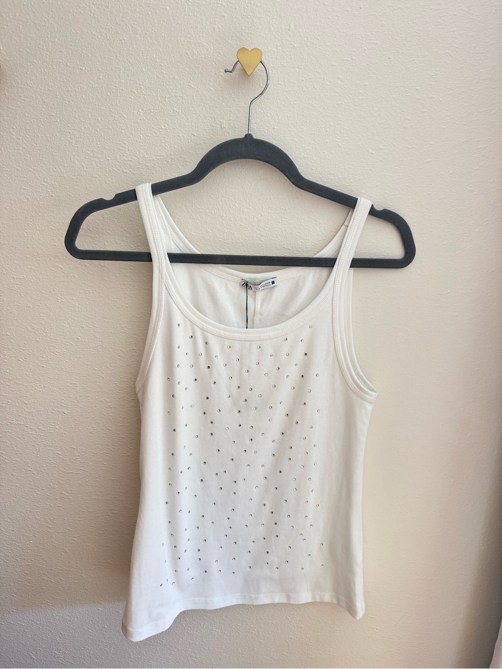 Zara Rhinestone Tank Top